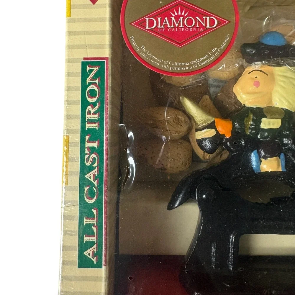 Houston Harvest Old Fashioned Cast Iron Nutcracker Diamond of California 3551
